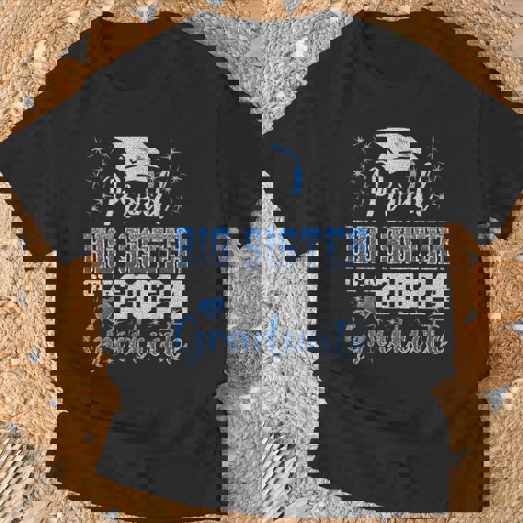 Super Proud Big Sister 2024 Graduate Awesome Family College T-Shirt Gifts for Old Men