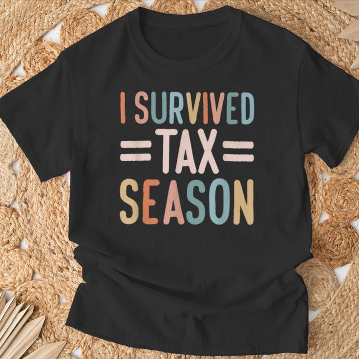 I Survived Tax Season Cpa Accountant T-Shirt Gifts for Old Men