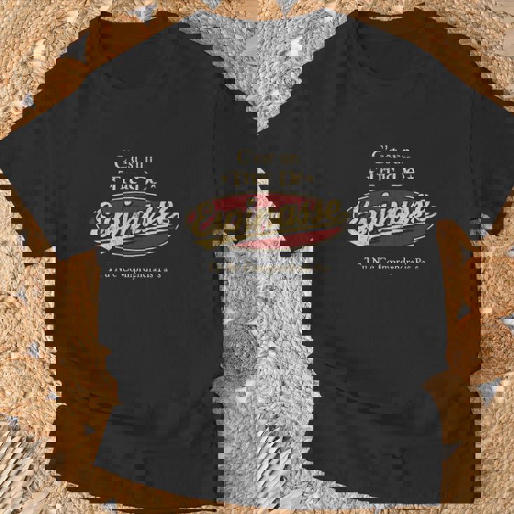 T-shirt C'est un Truc De *Espinasse* Tu Ne Comprendrais Pas, Design Personnalisé Cadeaux pour les vieillards