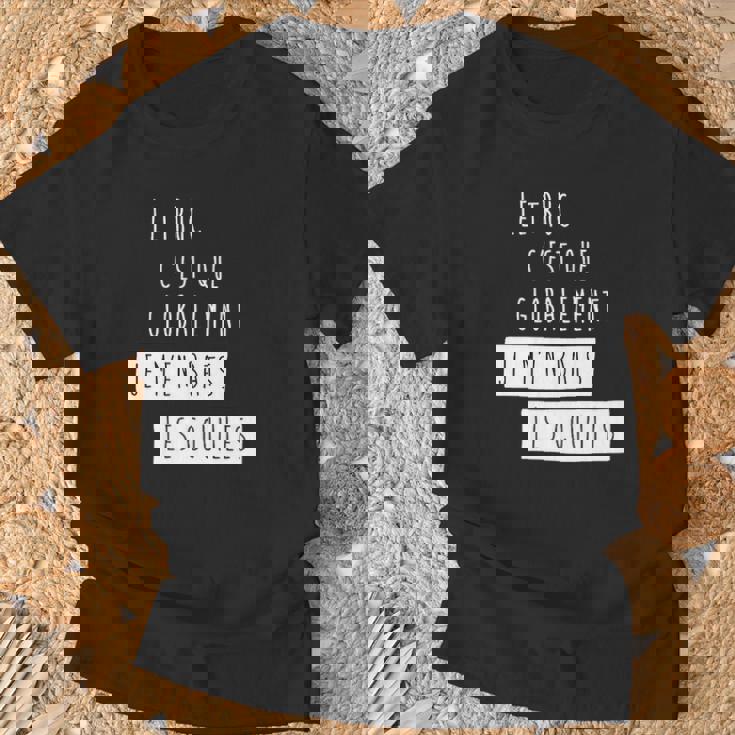 T-Shirt Humour Homme Globalement Je M'en Bats Les Couilles Cadeaux pour les vieillards