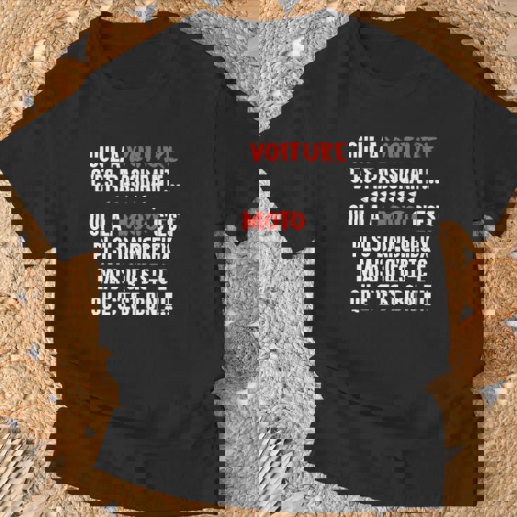 T-shirt La Moto C'est Bon pour Amateurs de Motocyclisme Cadeaux pour les vieillards