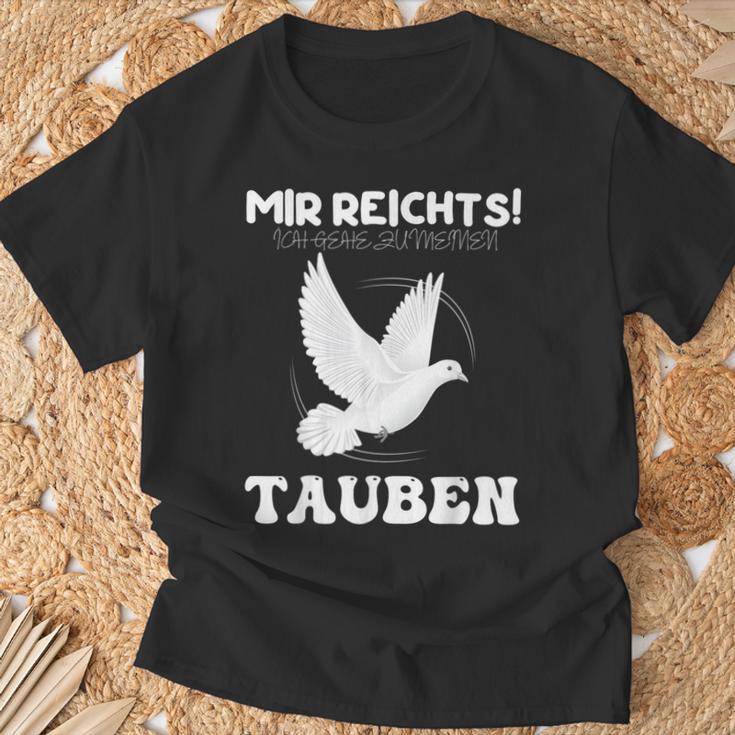 Taube Mir Reichts Ich Gehe Zu Meinen Tauben T-Shirt Geschenke für alte Männer