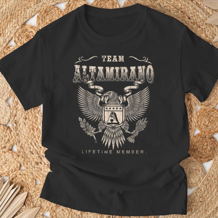 Team Altamirano Lifetime Member Last Name T-Shirt Gifts for Old Men