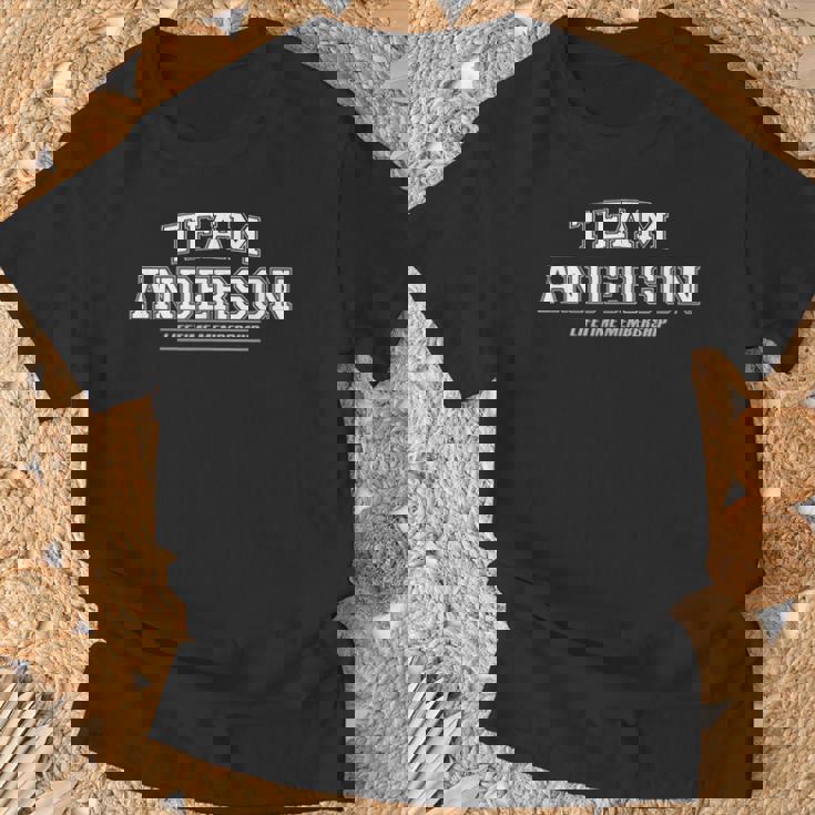 Team Anderson Proud Family Surname Last Name T-Shirt Gifts for Old Men