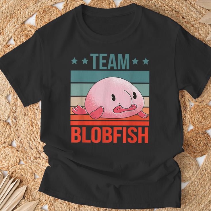 Team Blobfisch Deep Sea Fish Blobfish T-Shirt Geschenke für alte Männer