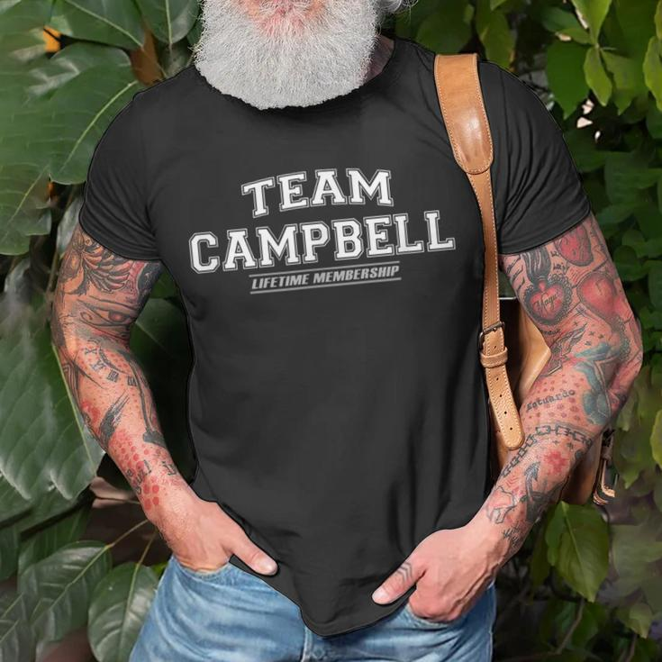 Team Campbell Proud Family Surname Last Name T-Shirt Gifts for Old Men