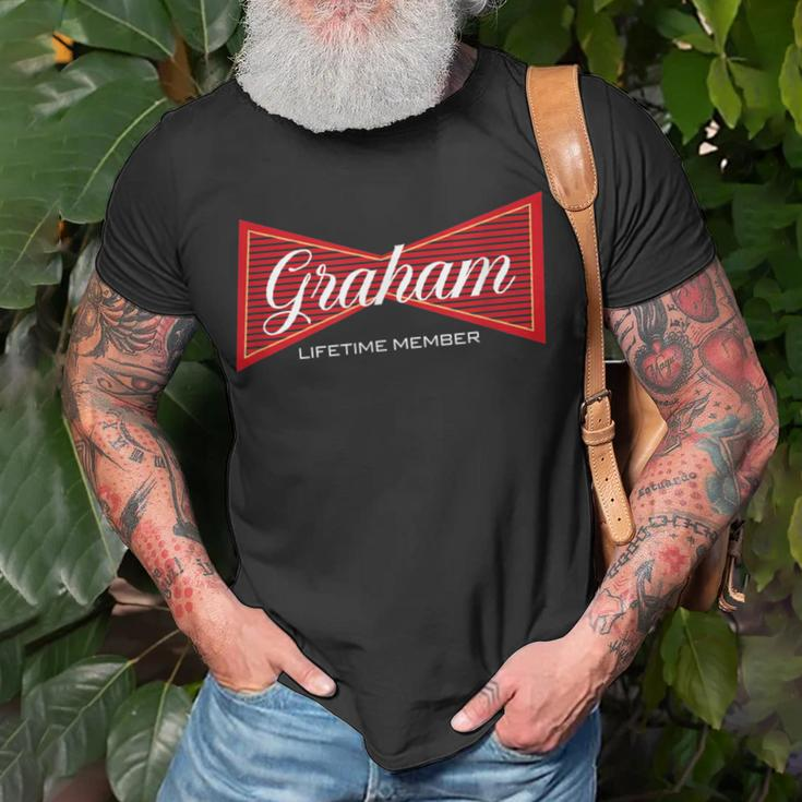 Team Graham Proud Family Name Lifetime Member King Of Names T-Shirt Gifts for Old Men