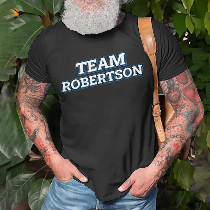 Team Robertson Relatives Last Name Family Matching T-Shirt Gifts for Old Men