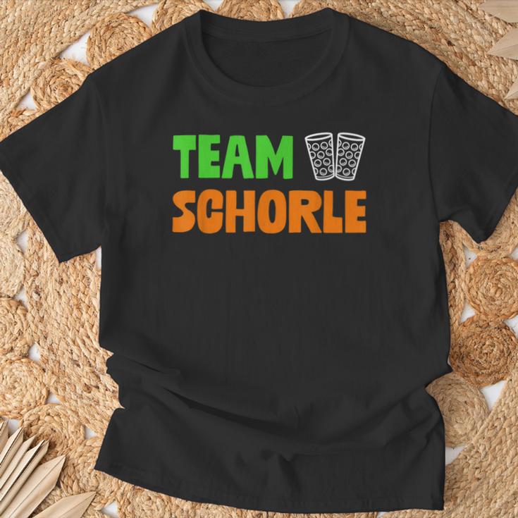 Team Schorle Dubbegläser T-Shirt Geschenke für alte Männer