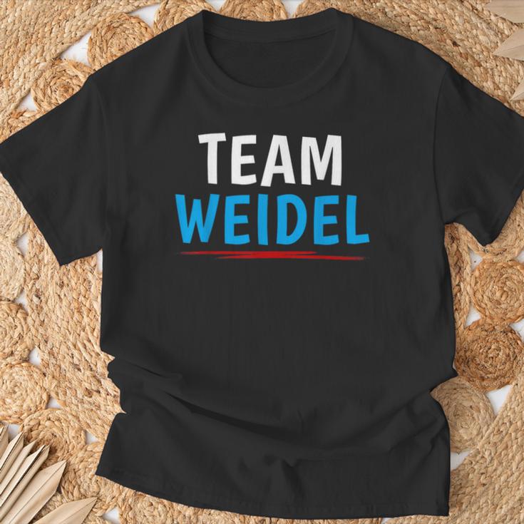 Team Weidel T-Shirt Geschenke für alte Männer