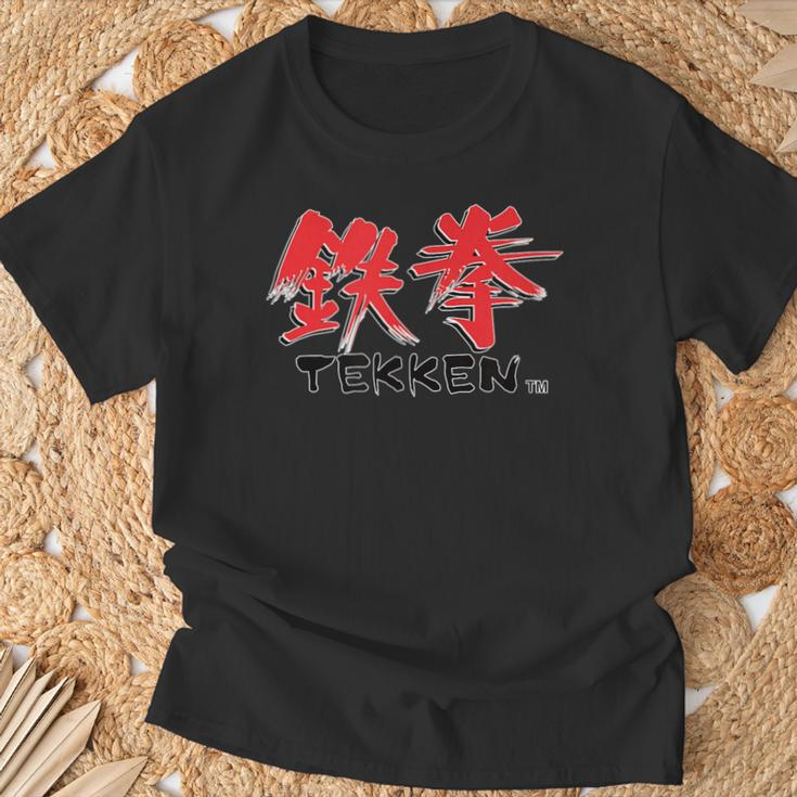 Tekken Videospiel-Logo Schwarz T-Shirt für Gamer Geschenke für alte Männer