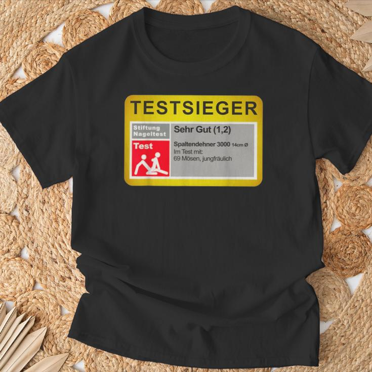 Test Winner Stiftung Nageltest Adult Humour T-Shirt Geschenke für alte Männer