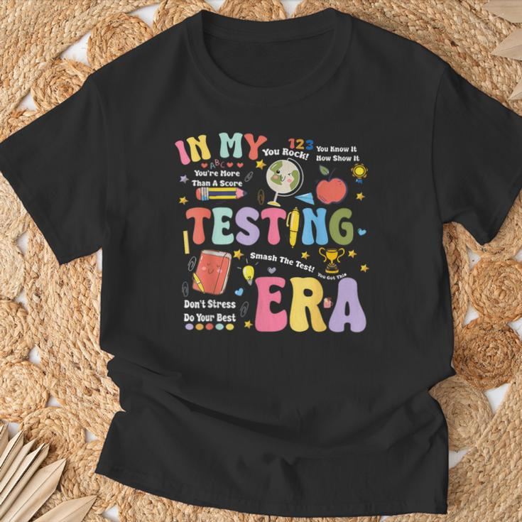 In My Testing Era Motivational Testing Day Teacher T-Shirt Gifts for Old Men