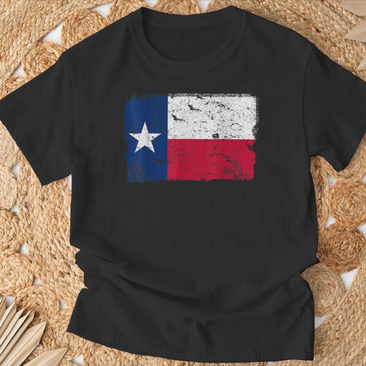 Texas Vintage Flag T-Shirt Gifts for Old Men