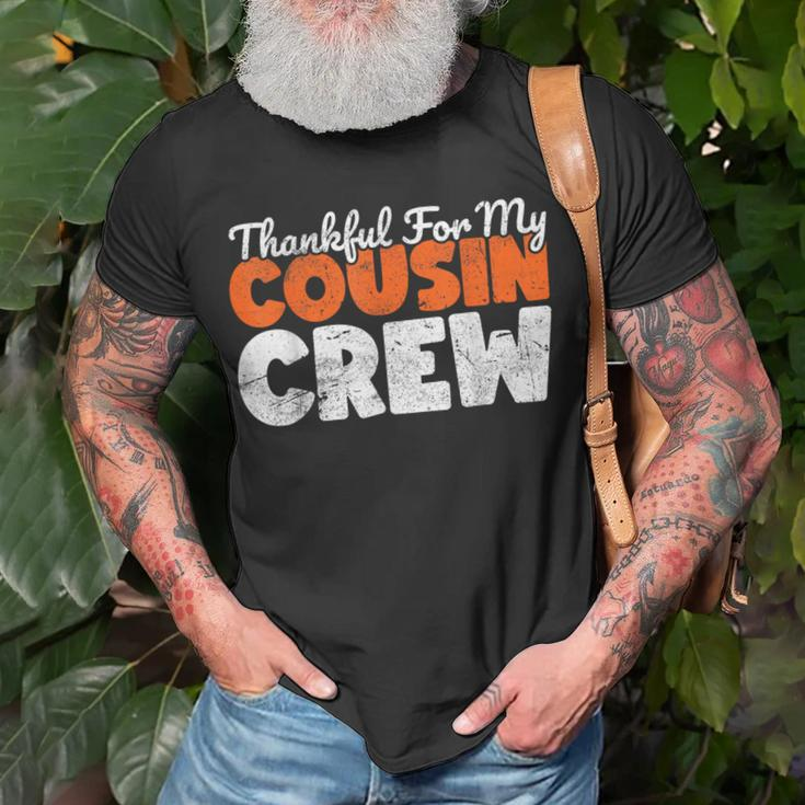 Thankful For My Cousin Crew Thanksgiving Turkey Day Matching T-Shirt Gifts for Old Men