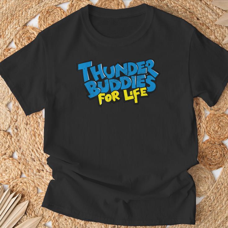 Thunder Buddies For Life Graffiti Style T-Shirt Gifts for Old Men