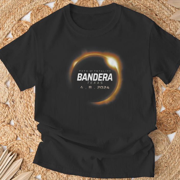 Total Solar Eclipse 2024 Bandera Texas April 8 2024 T-Shirt Gifts for Old Men