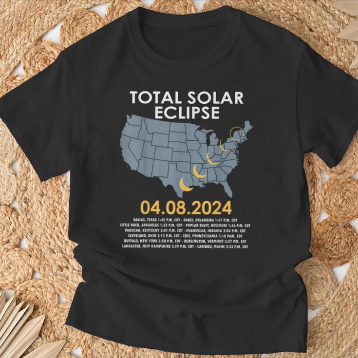 Total Solar Eclipse 2024 Total Eclipse T-Shirt Gifts for Old Men