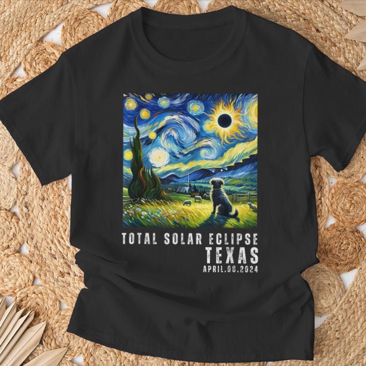 Total Solar Eclipse April 8 2024 Texas Souvenir T-Shirt Gifts for Old Men