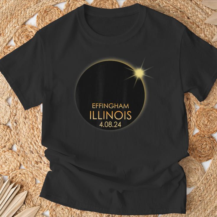 Total Solar Eclipse In Effingham Illinois 2024 Totality T-Shirt Gifts for Old Men