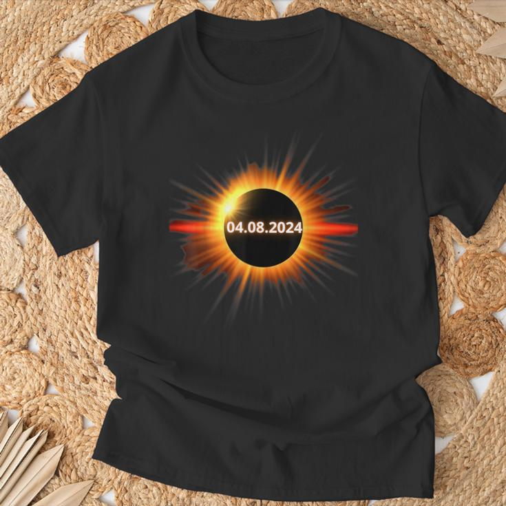 Totality Eclipse 2024 T-Shirt Gifts for Old Men