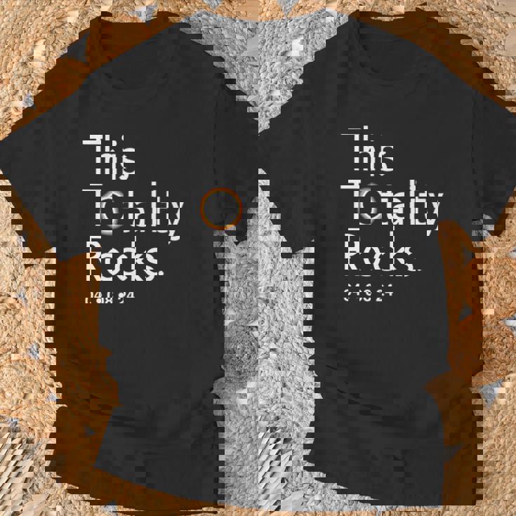 This Totality Rocks 2024 Total Solar Eclipse Totality T-Shirt Gifts for Old Men