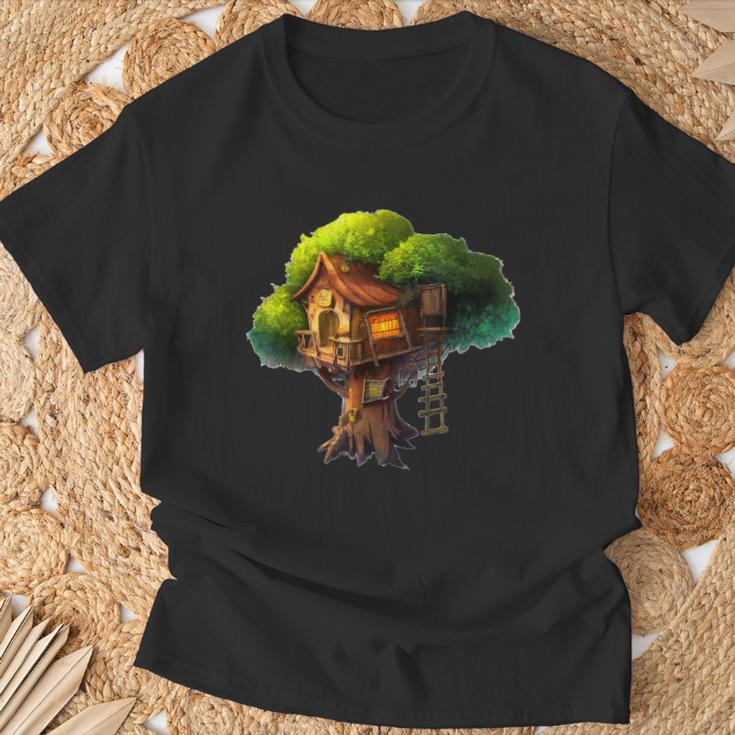 Tree House T-Shirt Gifts for Old Men