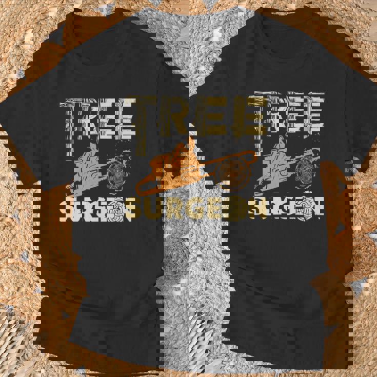 Tree Surgeon Arborist T-Shirt Gifts for Old Men