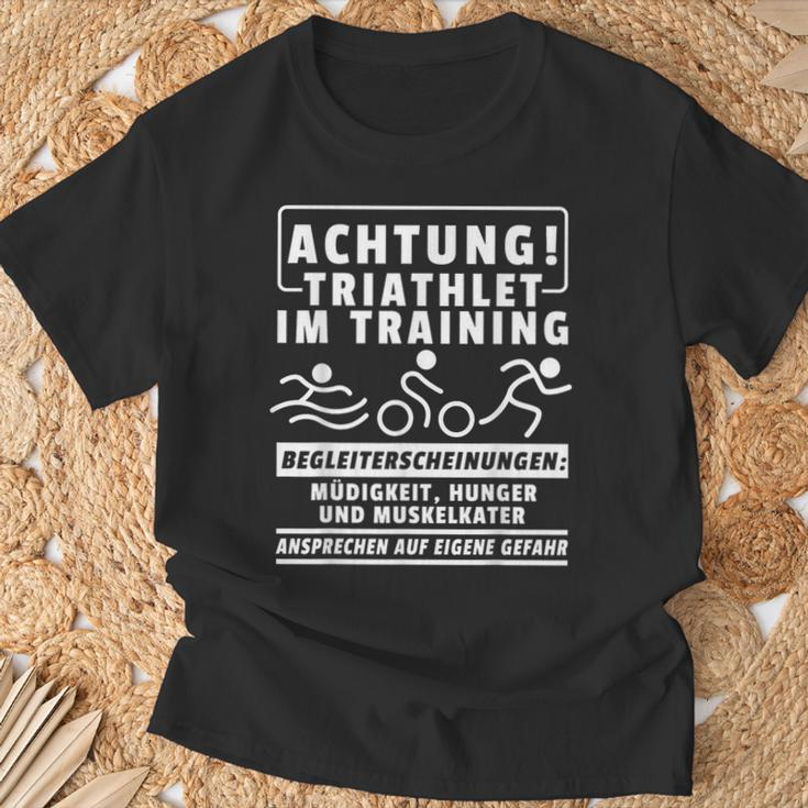 Triathlon I For Triathletes Triathletes T-Shirt Geschenke für alte Männer