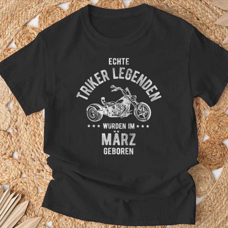 Triker Legends Im March Geboren Trike S T-Shirt Geschenke für alte Männer