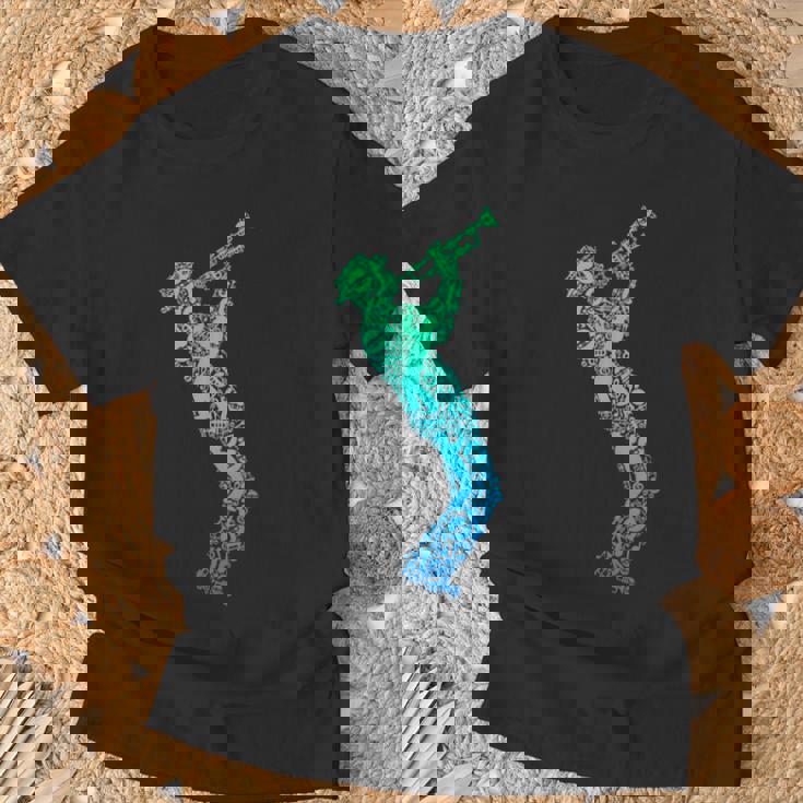 Trompeta Trompetero Hombre Niño Camiseta unisex Regalos para ancianos