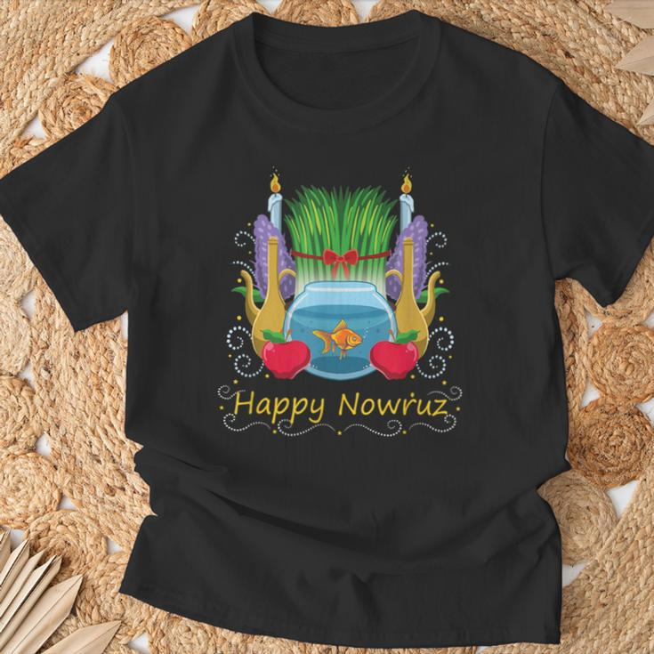 Unique Persian New Year Happy Norooz Festival Happy Nowruz T-Shirt Gifts for Old Men