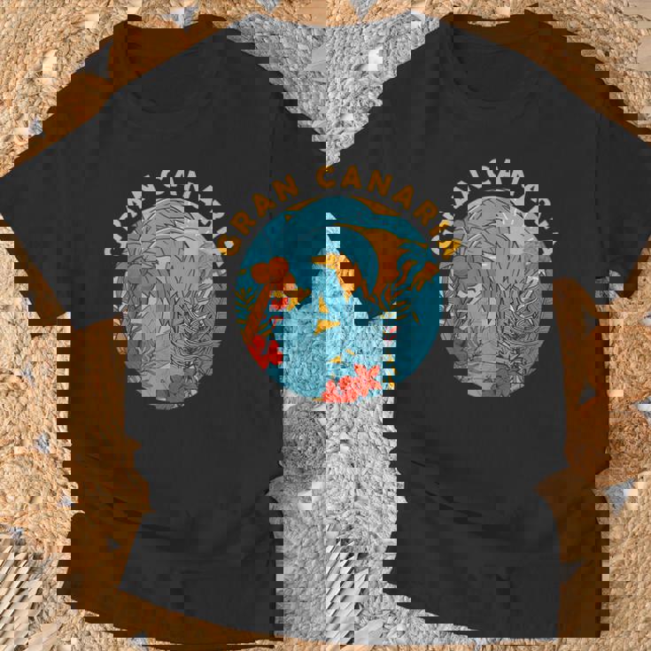 Vacaciones Españolas Deerano Islas Canarias Gran Canaria Camiseta unisex Regalos para ancianos