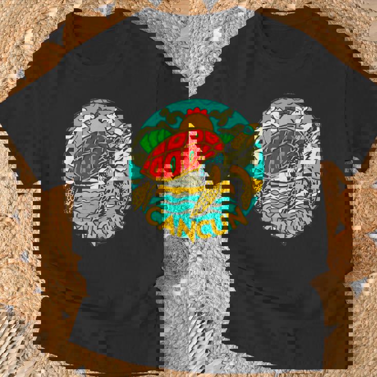 Vacaciones Tropicales Cancún México Recuerdo De La Playa Camiseta unisex Regalos para ancianos