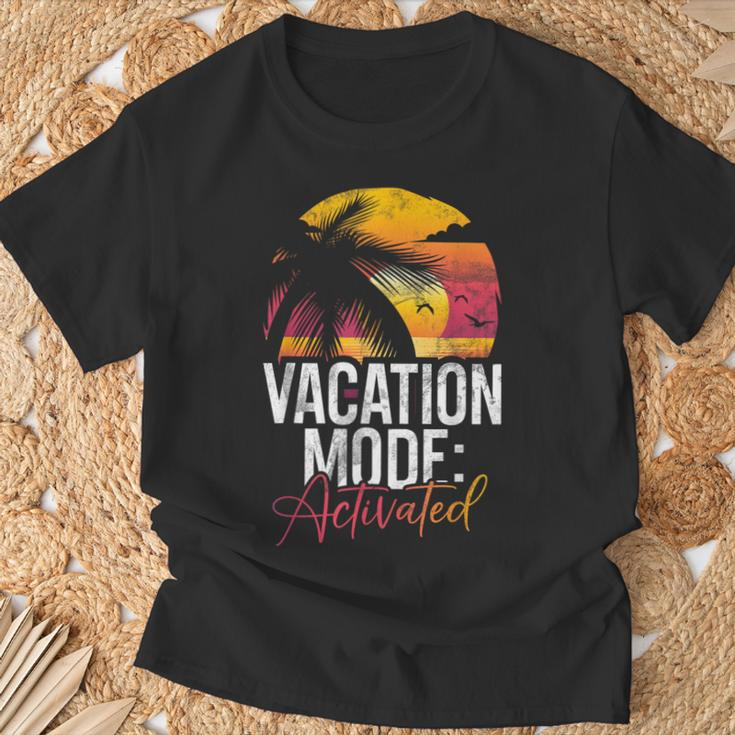 Vacation Mode Activated Vacation T-Shirt Gifts for Old Men