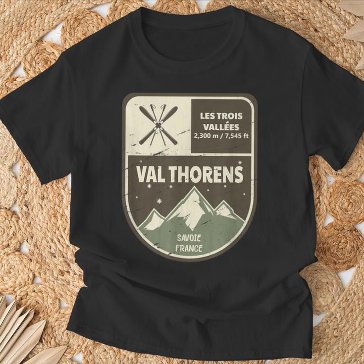 Val Thorens Les Trois Vallées Savoie France Vintage T-Shirt Geschenke für alte Männer