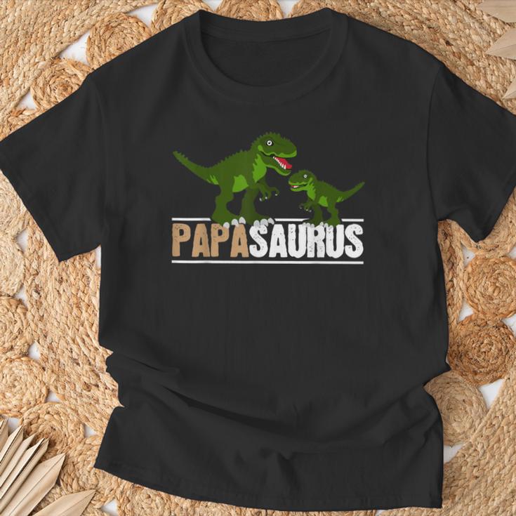 Vatertag Papa Familie T-Rex Dino Geschenk T-Shirt Geschenke für alte Männer