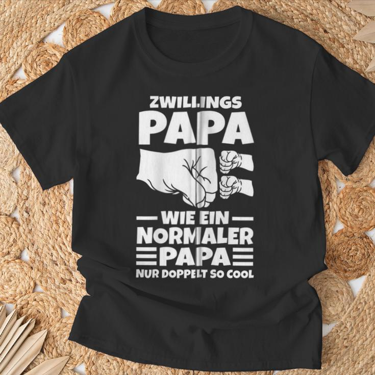 Vatertagater Papa Zwillings Papa Kapuzenjacke T-Shirt Geschenke für alte Männer