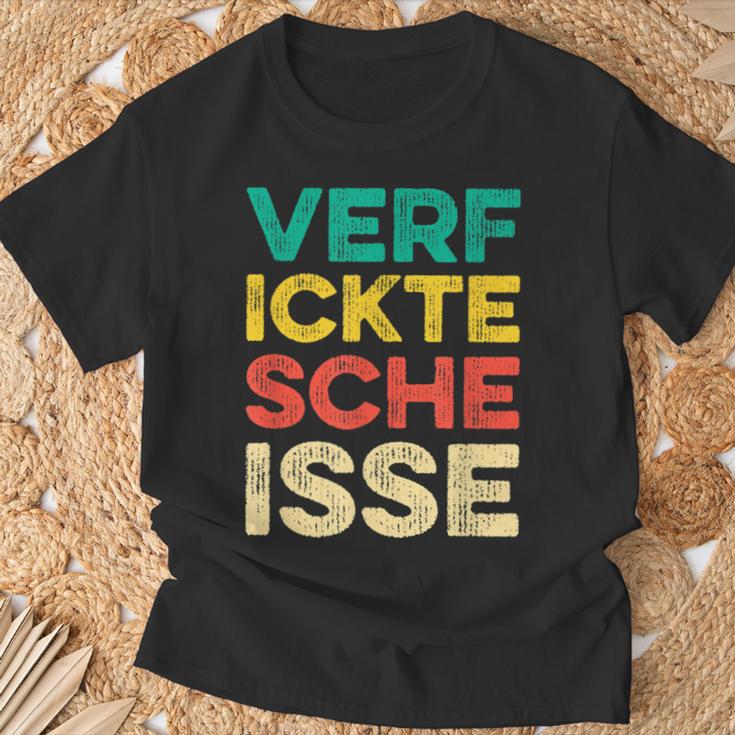 Verfickte Scheisse I Scheiße Dircksscheiße Fun T-Shirt Geschenke für alte Männer