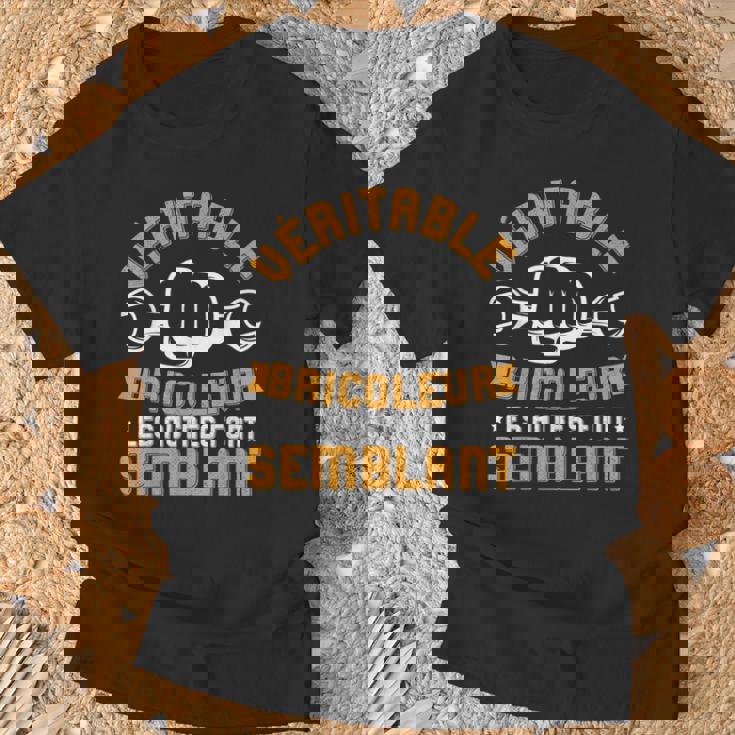 Véritable Bricoleur Humoristique Homme Cadeau Bricoleur T-Shirt Cadeaux pour les vieillards