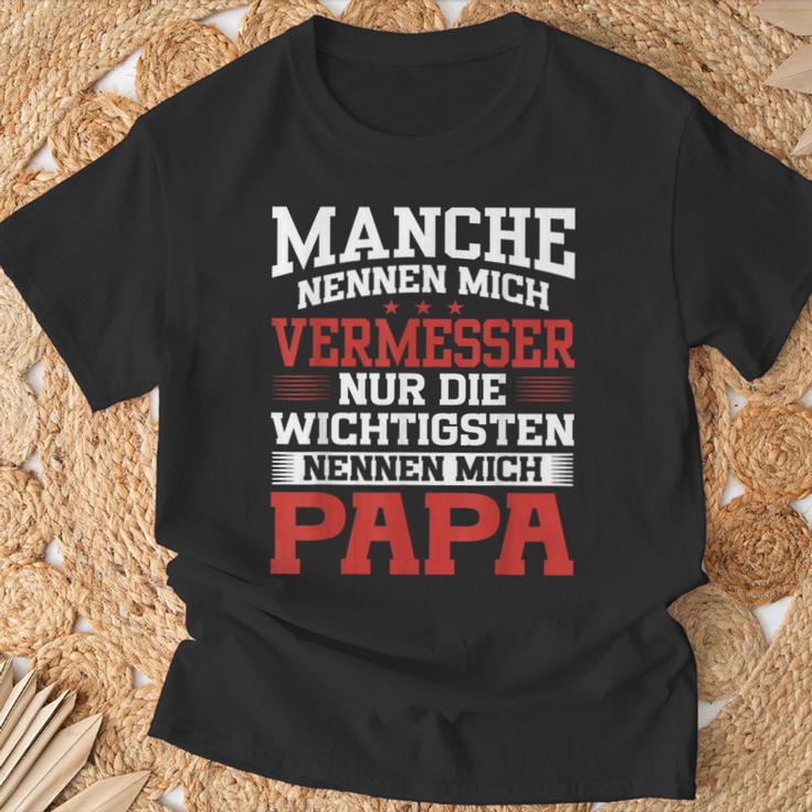 Vermesser Nennen Mich Papaermesser T-Shirt Geschenke für alte Männer