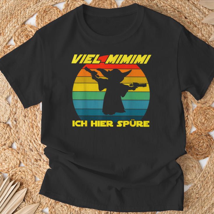 Viel Mimimi Ich Hier Spüre Mimimimi Slogan T-Shirt Geschenke für alte Männer