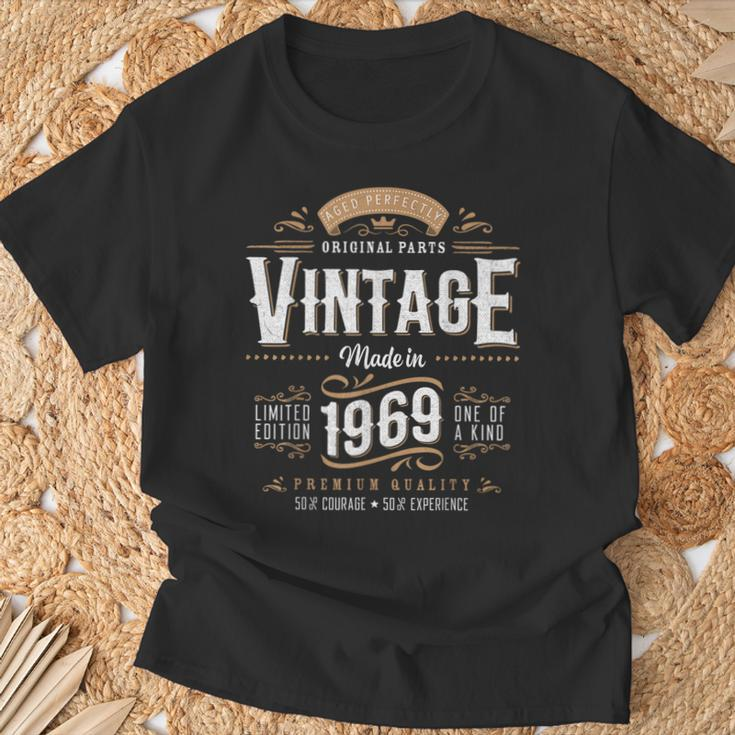 Vintage 1969 55Th Birthday 55 Year Old For Women T-Shirt Gifts for Old Men