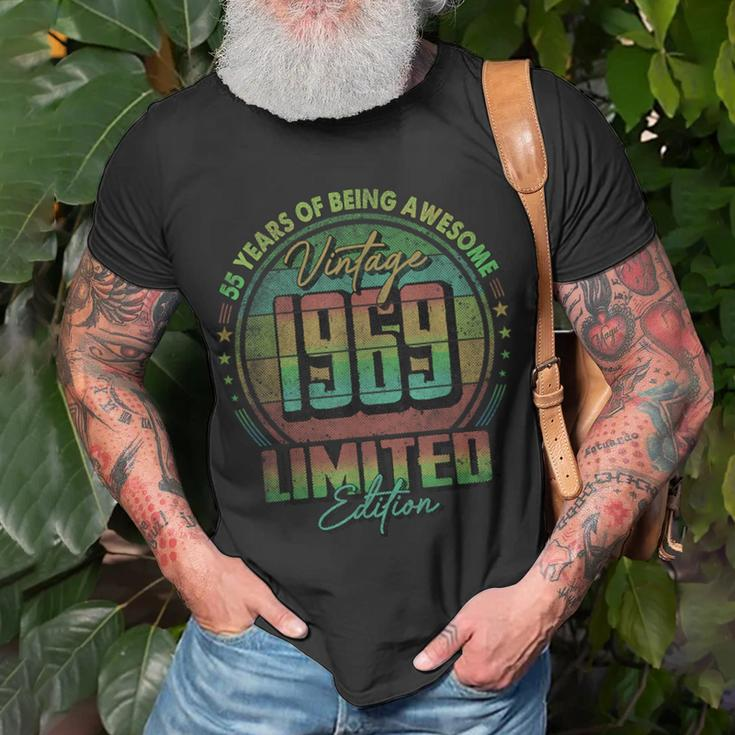 Vintage 1969 Limited Edition 55 Year Old 55Th Birthday T-Shirt Gifts for Old Men