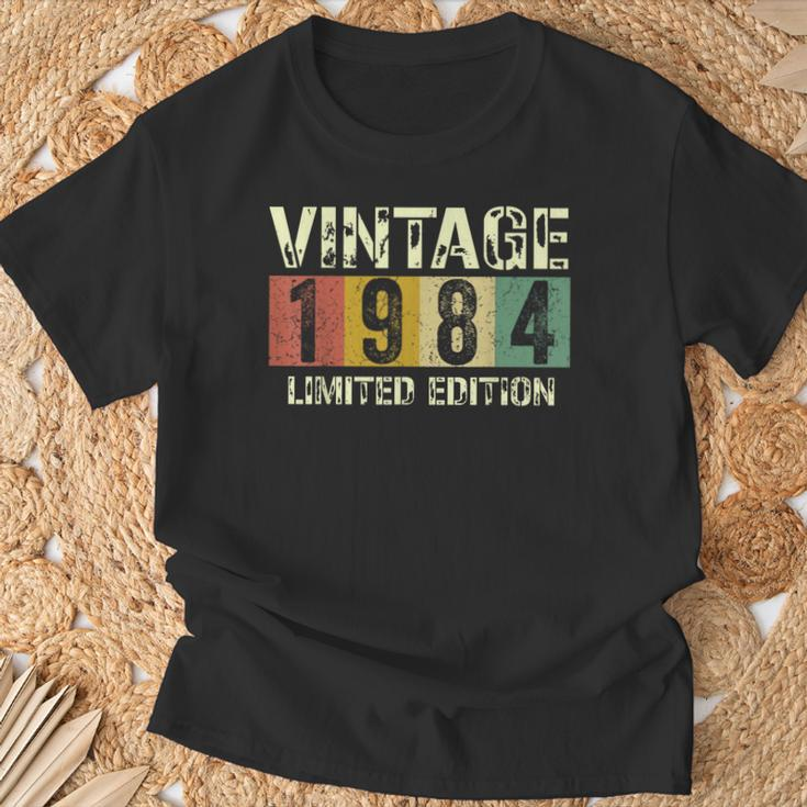 Vintage 40 Birthday Decorations 40Th Bday 1984 Birthday T-Shirt Gifts for Old Men