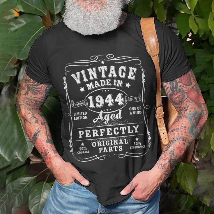 Vintage 80Th Birthday Decorations 1944 80 Birthday T-Shirt Gifts for Old Men
