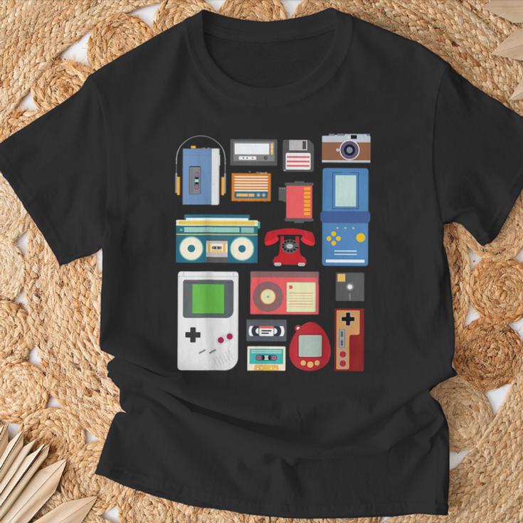 Vintage 90S Technology Old Gadgets T-Shirt Geschenke für alte Männer