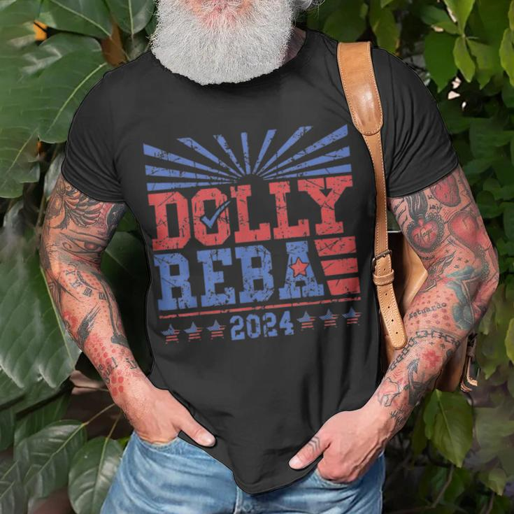 Vintage Dolly And Reba 2024 Make America Fancy Again T-Shirt Gifts for Old Men