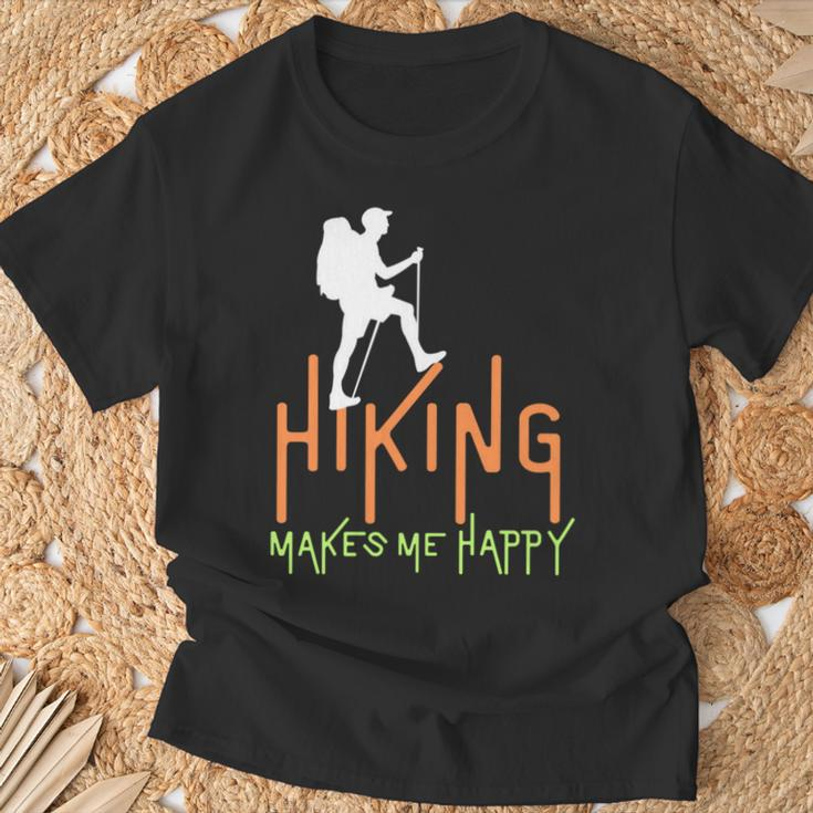 Vintage Hiking Mountain Adventure Aufkleber Für Abenteuer Liebe T-Shirt Geschenke für alte Männer