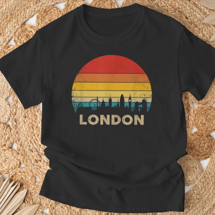 Vintage London England SouvenirT-Shirt Gifts for Old Men